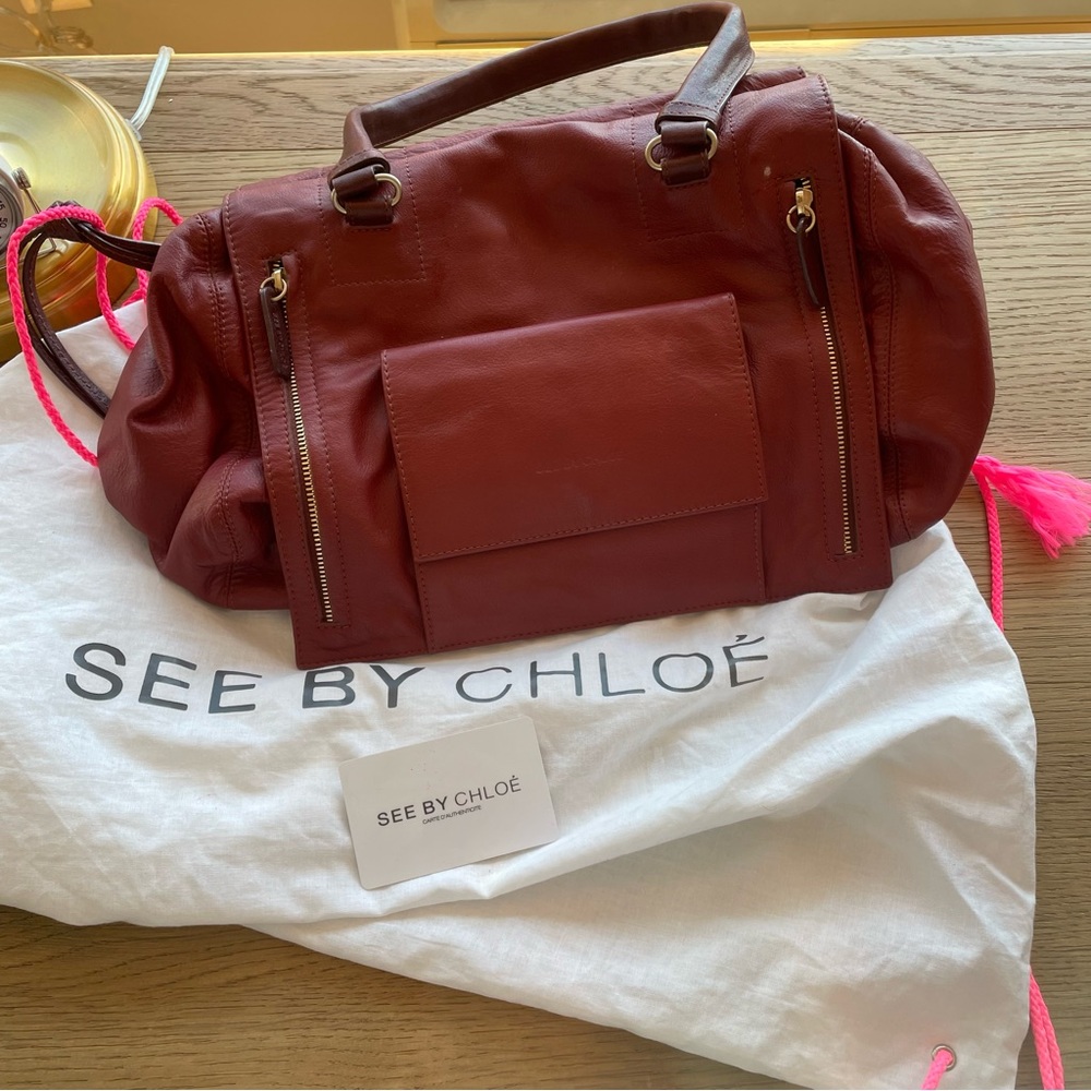 SEE BY CHLOE Burgundy bag